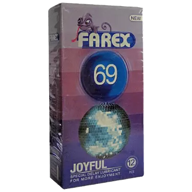 کاندوم شماره 69 joyful 12 pcs فارکس